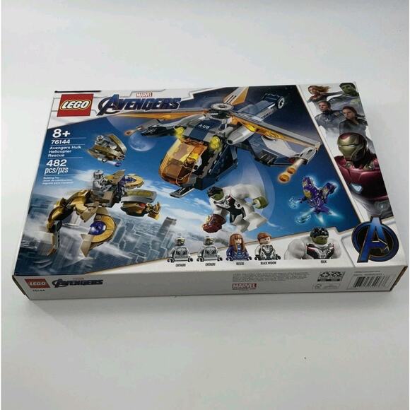 LEGO Marvel Avengers 76144 Hulk Rescue Helicopter New Factory Sealed 8+ 482pcs - Picture 1 of 5